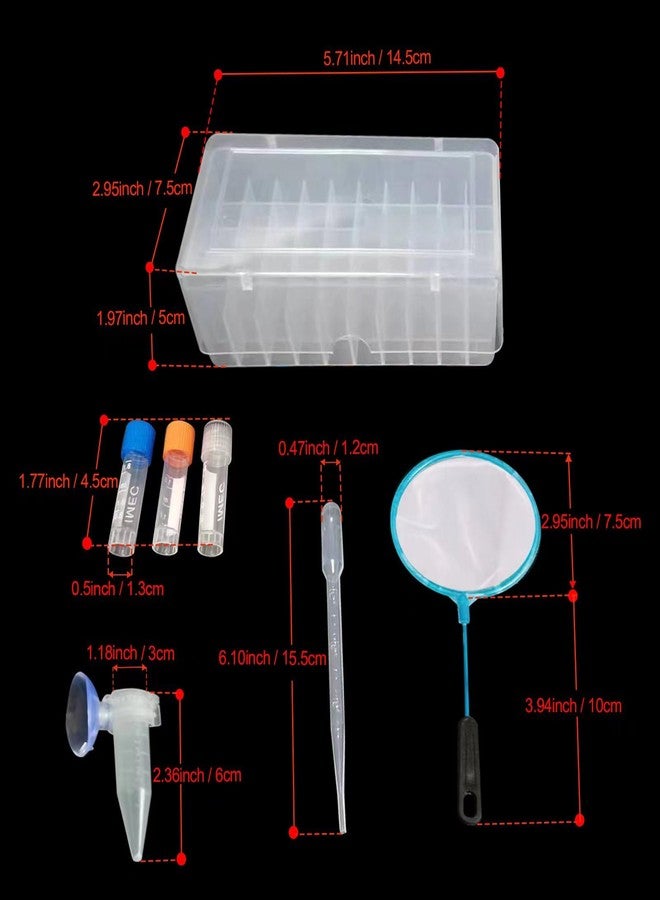 Saricho Brine Shrimp Egg Dispense Storage Kit with 50 Egg Collection Bottles, Holder, 3 Aquarium Feeders, 2 Automatic Feeding Bottles, Collecting Net - Image 3
